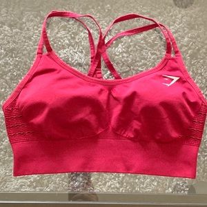 Gymshark Seamless Cross Back Sports Bra Beet